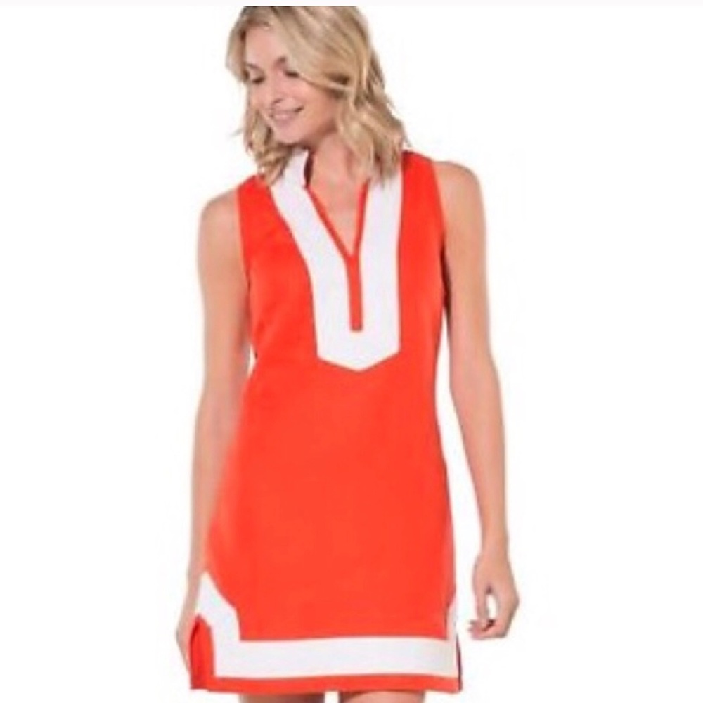 Sail to Stable Dress - Red/White